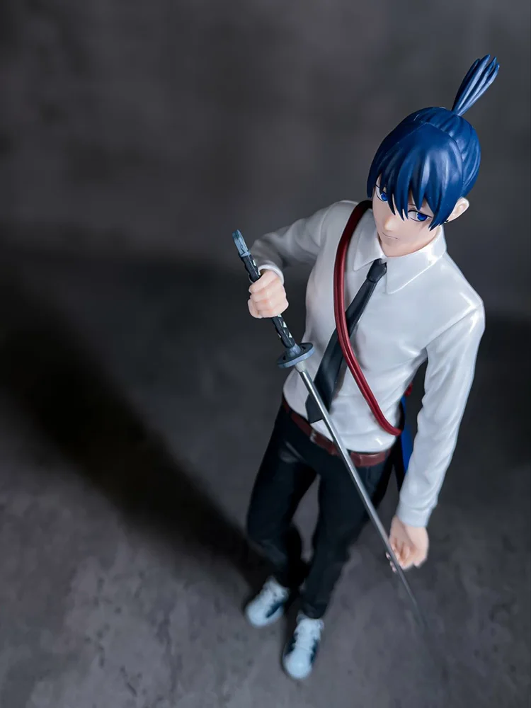 オリジナルバンダイナムコバンプレストチェーンソーマン振動星早川アキ Pvc デスクトップ装飾フィギュアモデルコレクターおもちゃギフト