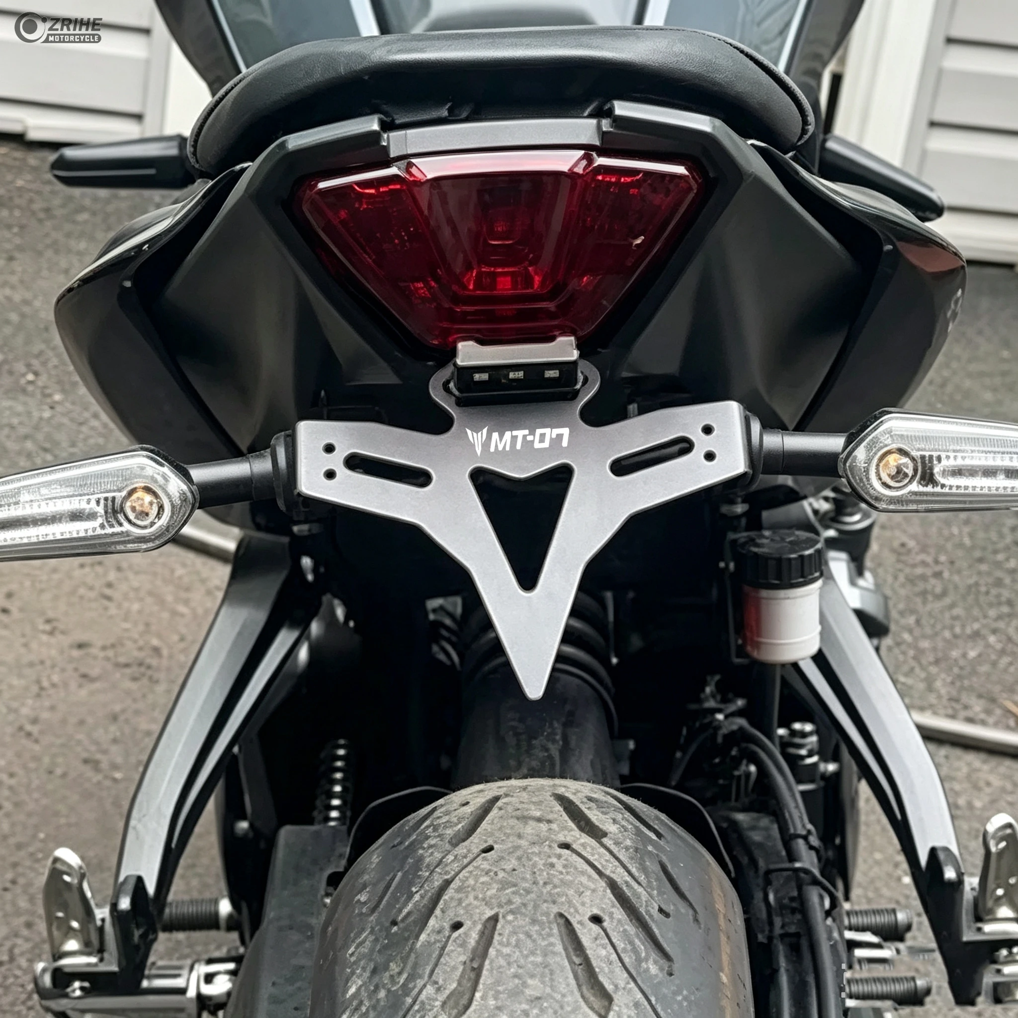 For Yamaha MT-07 MT 07 Motorcycle Rear License Plate Bracket Holder FZ07 MT07 2022 2023 2024-2013 Tail Tidy Fender Eliminator