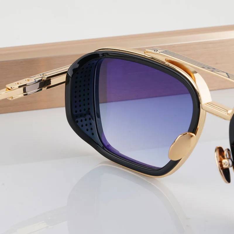 

C2 Square Alloy Women Fashion High Street UV400 Designer Sunglasses Hiqh Quality for Men Retro Classical Brand Glasseswith Case