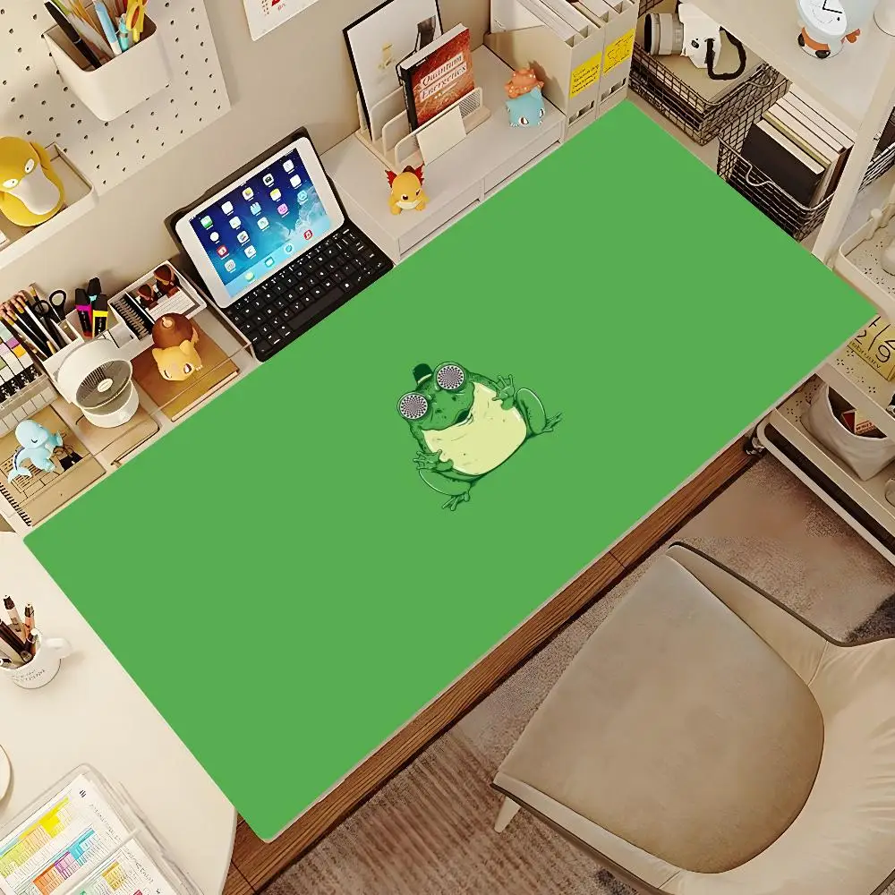 Kawaii frogs Mouse Pad XXL 800x400mm Mouse Pad Large Computer Laptop mouse pad Non-slip Keyboard Desk Mat Mousepad