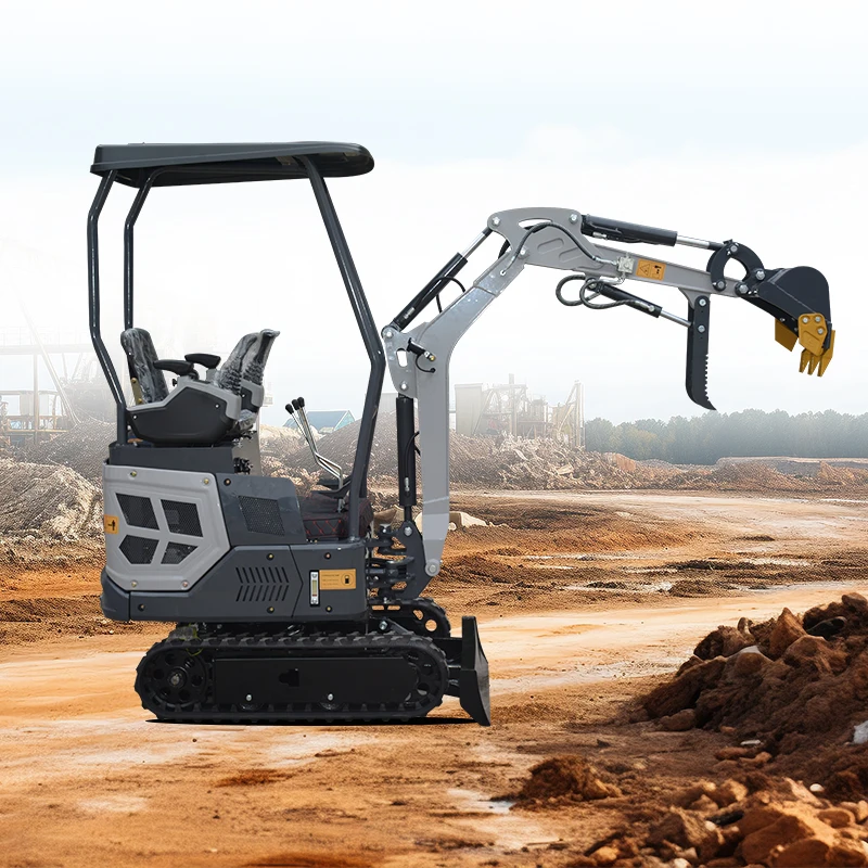 Customized Accessories hydraulic crawler excavator mini digger bagger 1.2 ton 1.5 ton 1.8 ton 2 ton excavators with attachment