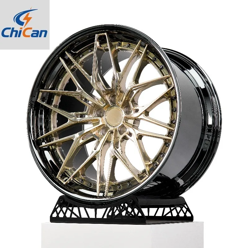 

【2026】Колёсные диски Chican Custom Forged LUXURY с чёрным хромированием, 5X112, 5X114.3, 5X120, 18-24 дюйма, для BMW, Mercedes-Benz, Maybach