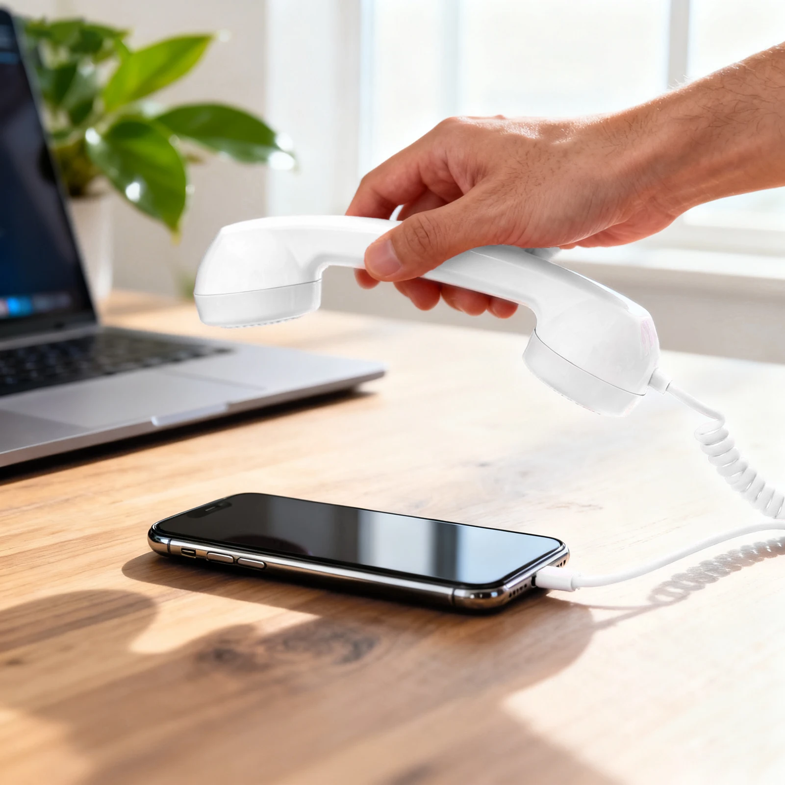 Mikrofon słuchawkowy Type-C w  – Retro Handset Phone recenzja i cena