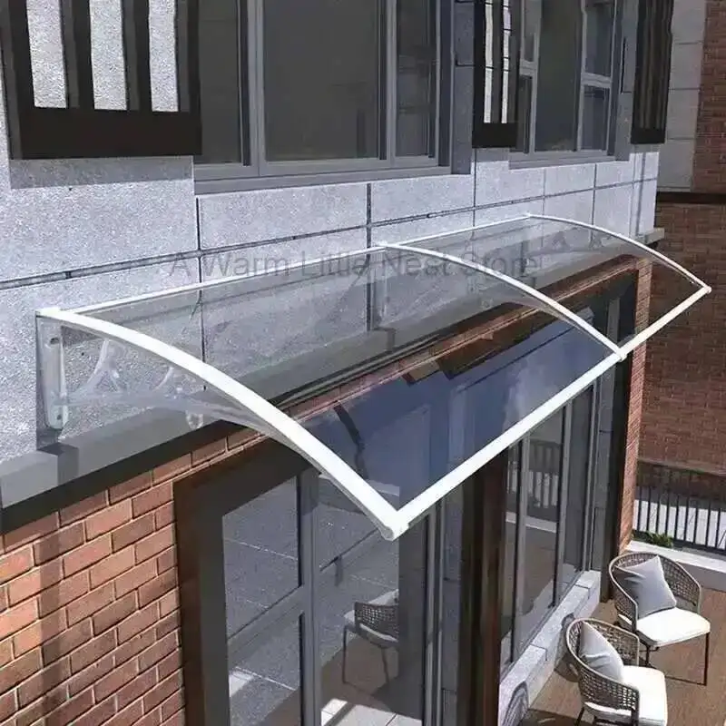 

Door Gazebos Parking Shed Home Awnings Outdoor Balcony Door Head Sunshade Aluminum Alloy Tent Sunproof and Rainproof Pergola B