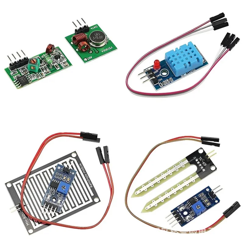 16Style in One Applicable Raspberry Pi/STM32/UNO R3/51Single Chip Microcomputer 16Intelligent Sensor Module