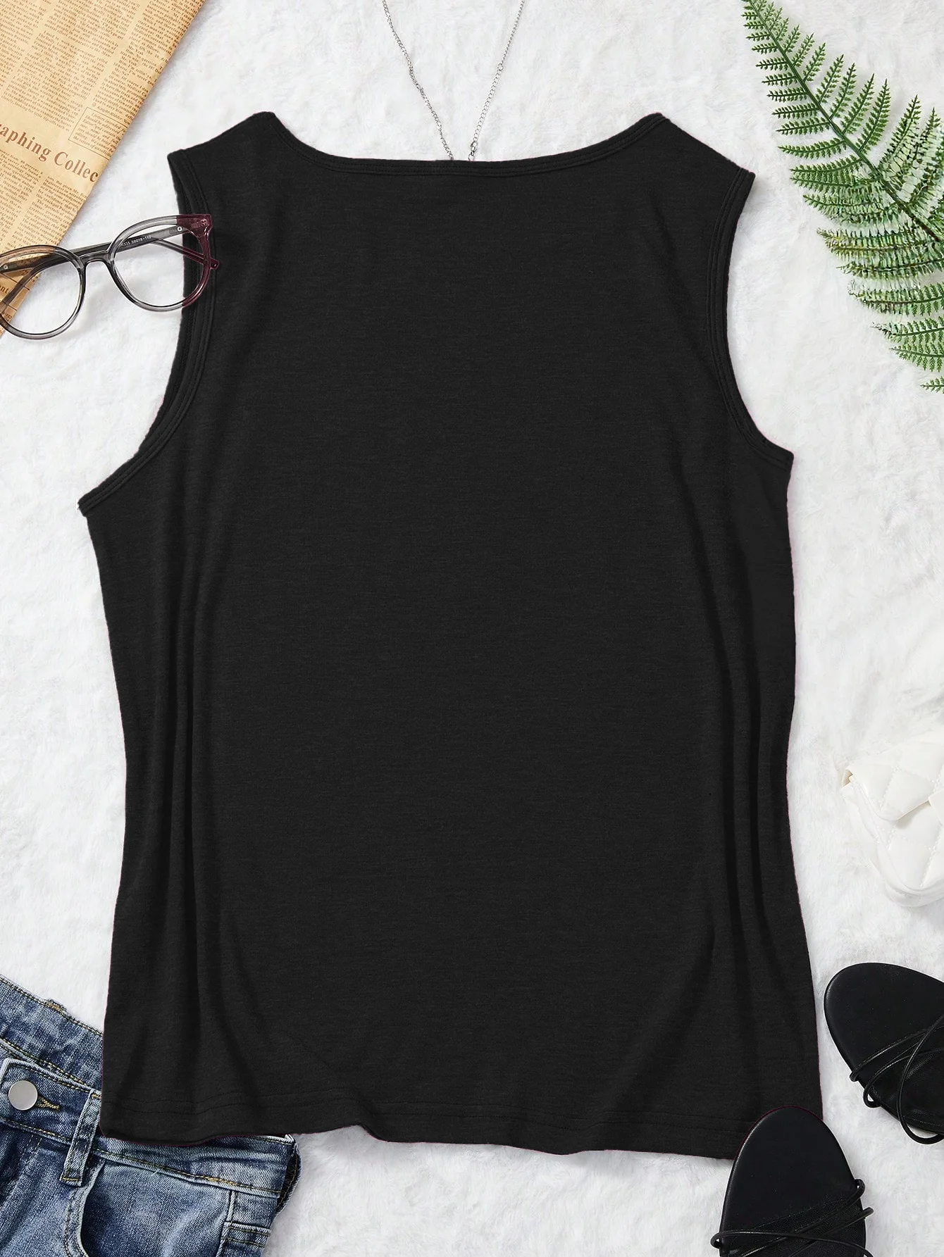 愛らしい模様のプリントが施された、ファッショナブルで多用途な女性用ベスト、最近購入したアイテム、デイリーギフト、ホリデーギフトに最適です。