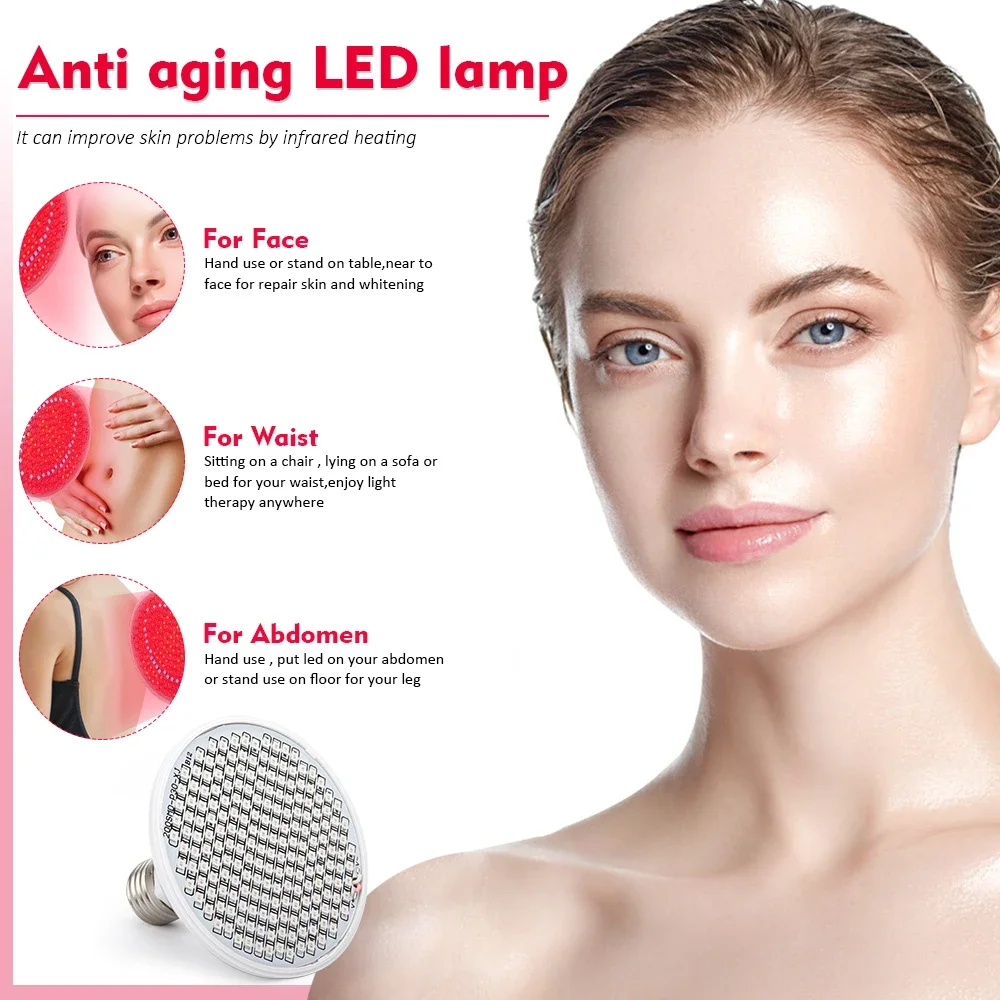 45w LED Rotlicht Photon Therapie Gesichts maske Schönheits gerät 660nm 850nm in der Nähe von Infrarot Gesichts Spa Haut verjüngung Anti-Aging-Tools