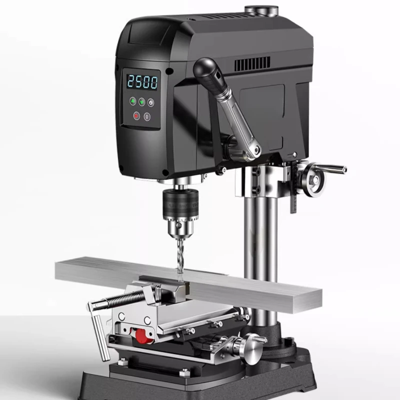 

Brushless digital table drill Small household milling machine 220v high power drilling machine worktable High precision