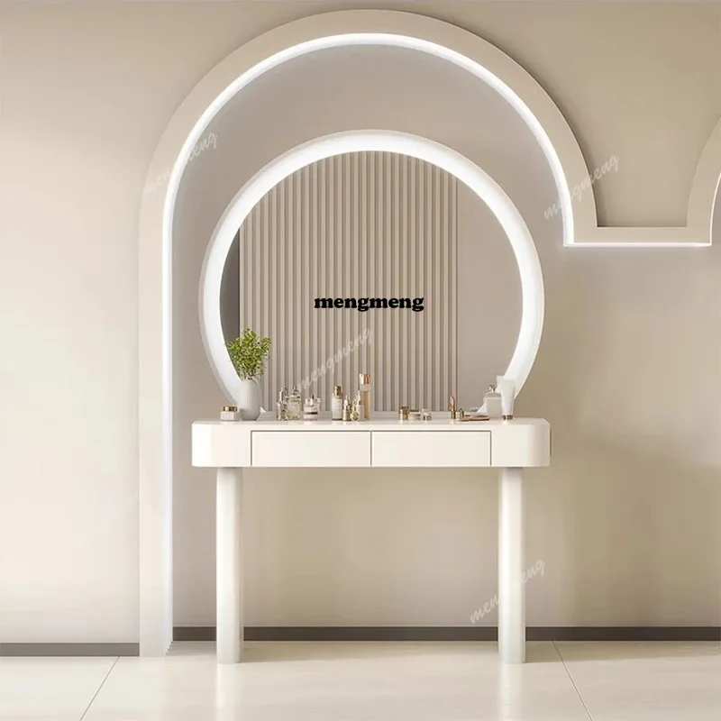 

Accent Nordic Vanity Table Luxury Living Room Designer Modern Balcony Dressing Table Bedroom Penteadeira Lounge Suite Furniture