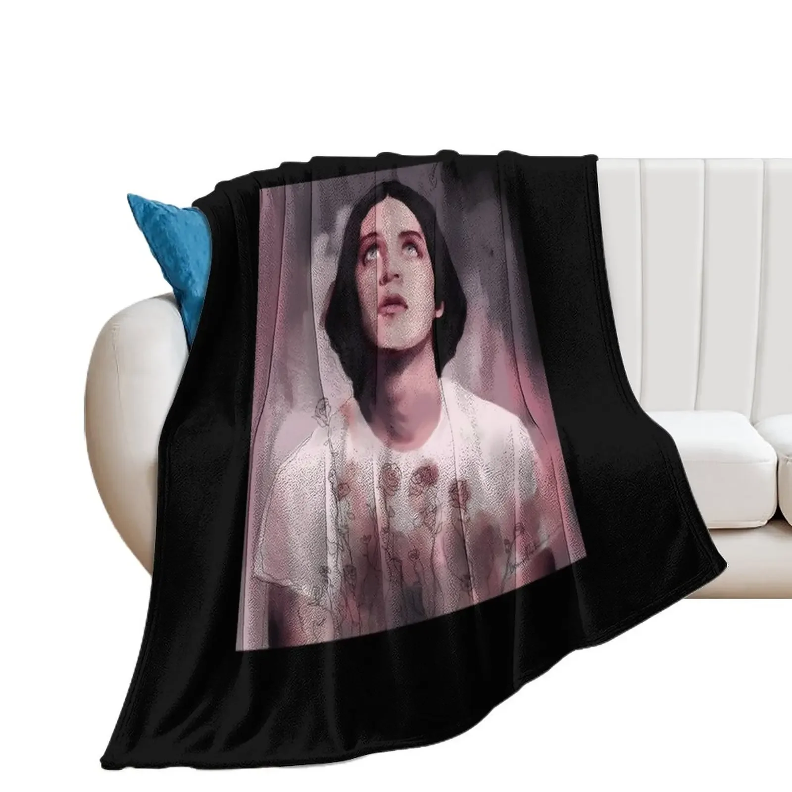 Brian Molko digital painting Throw Blanket Luxury Brand For Sofa Thin Flannel Fabric Thermal Blankets