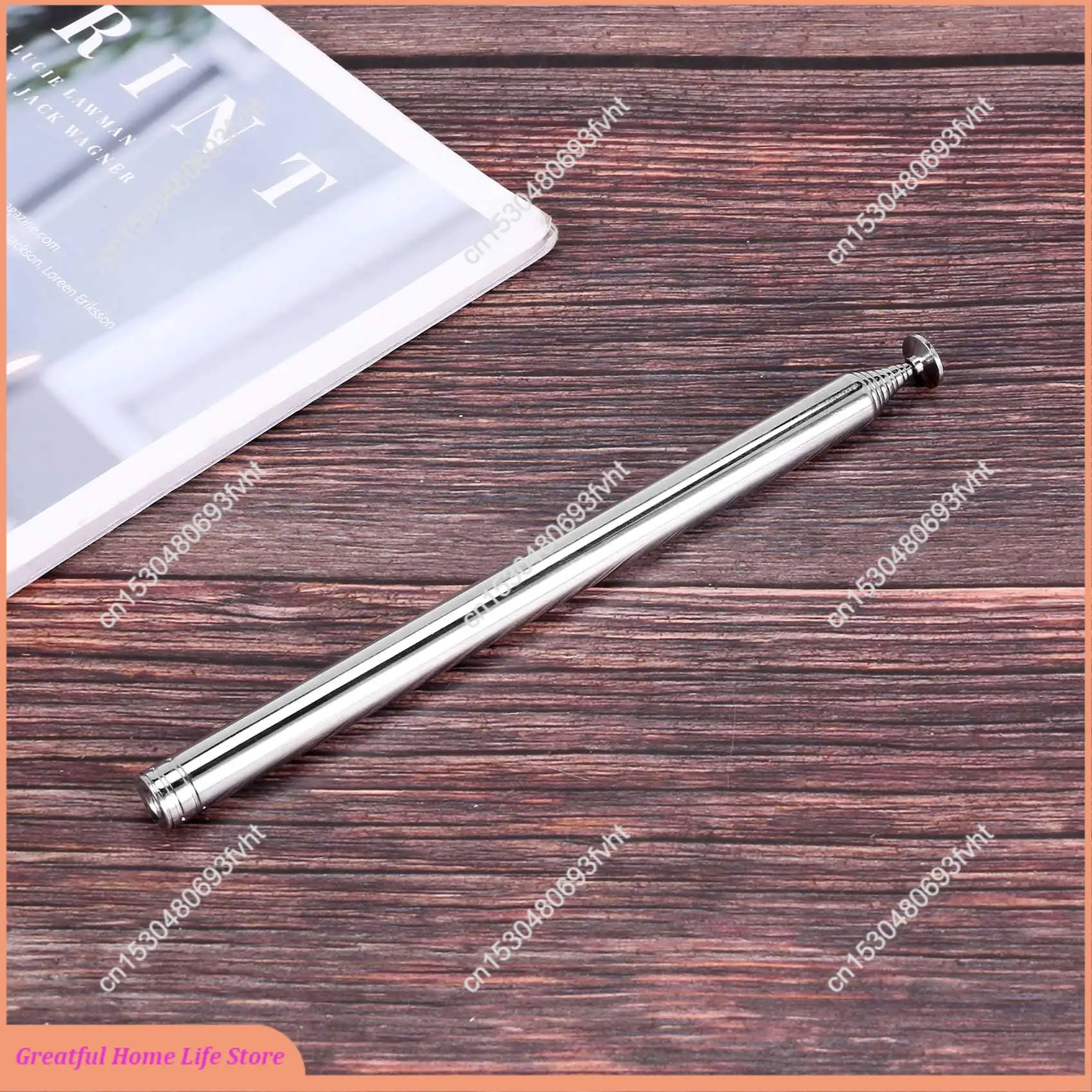 AT59 115 Cm 10 Section Telescopic Antenna FM AM Radio