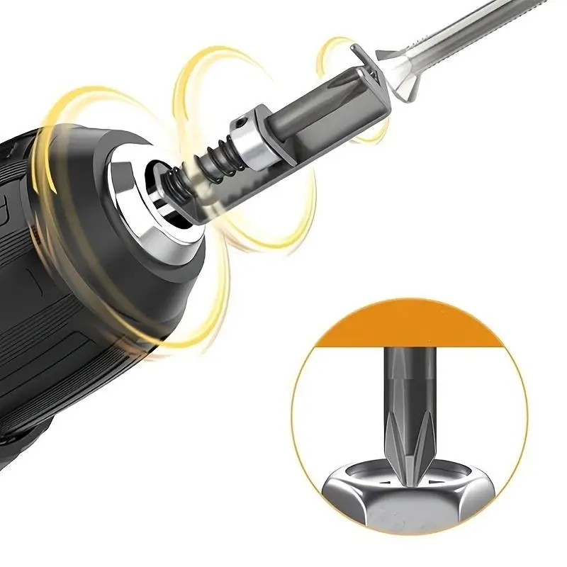 

Spring-Loaded Screw Holder Bit with Wear Resist Anti-Drop Feature Universal Screw Retaining Tool for Electricians And Mechanics