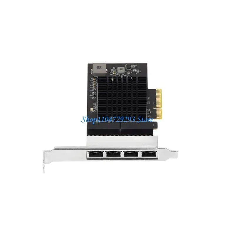 

Y2GD 4 Port PCIE Networking Card 8125B 2.5 Gigabit RJ45 Lan PCIExpress Adapter