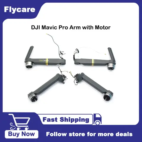 Véritable UAV pour bras DJI Mavic Pro avec moteur avant arrière gauche droite bras de moteur remplacement Drone réparation pièces de rechange