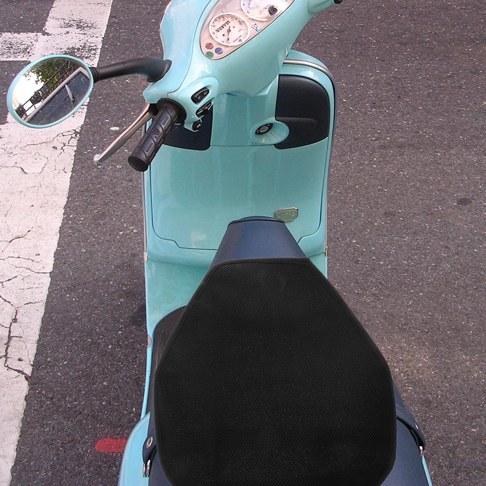 

Breathable Cover For Mini Bike Gel Motorcycle Seat Pad Heat Insulation Mesh Scooter Moped Atv Seat Cover