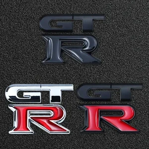 3D GTR Nissan GTR -Emblem, Metal -Auto -Logo, Seitengefühl, kreative Dekoration, Kofferraum -Heck -Etikett, Styling Accessoires, 1PC 8 Hauptverkäufe Nissan GTR - №7