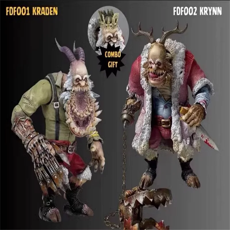 

FURY TOYS 1/12 Soldier Demon Power 1 Wave FDF001 KRADEN FDF002 KRYNN 6'' Action Figure Doll Model Toy In Stock