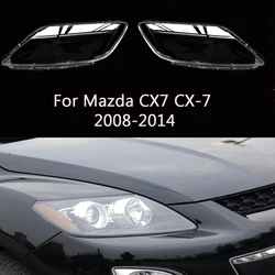 For Mazda CX7 CX-7 2008-2014 Clear Headlight Lens Cover Replacement Headlight Shell Cover Left&Right