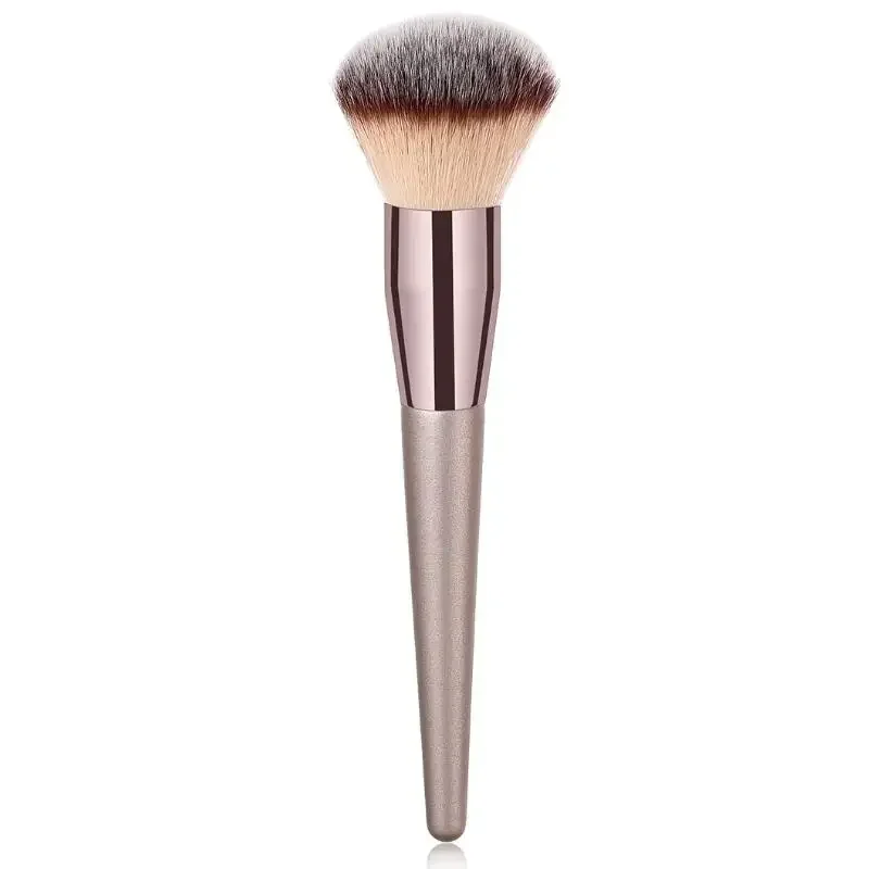 1Pcs Champagne Gold Makeup Brushes Powder Foundation Blush Makeup Brush Professional Cosmetic Tool