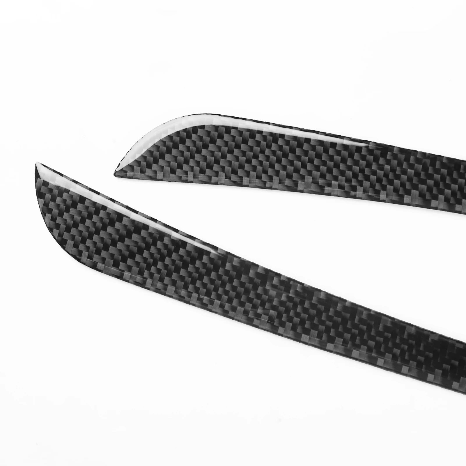 Real Carbon Fiber Car Accessories Headlight Trim Soft Cover Sticker For Mercedes Benz G Class W463 G500 G63 G65 G350d 2013-2018