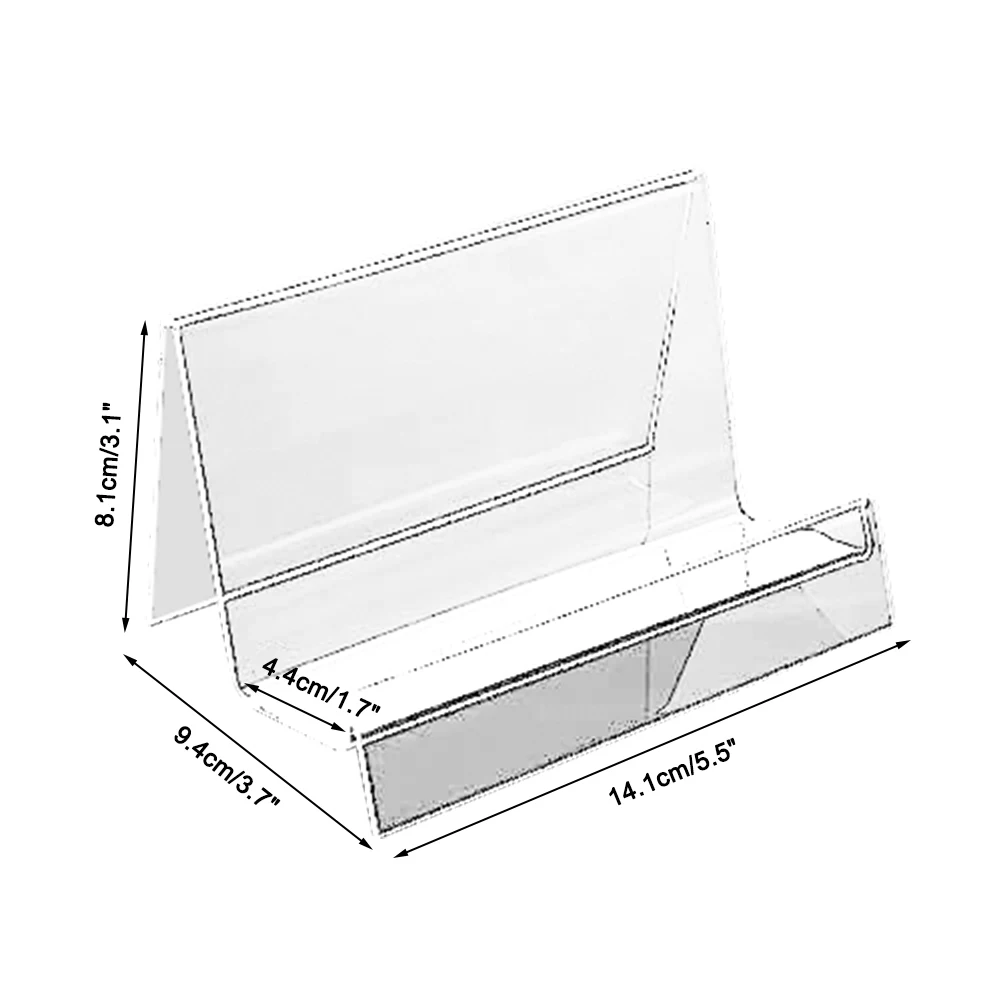8 Pieces Clear Acrylic Handbag Display Stands for Stylish Retail and Home Use with Space Saving Stackable Design