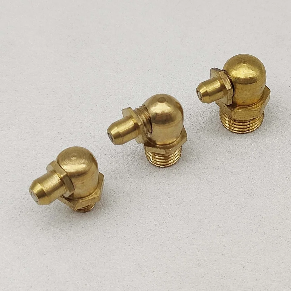 Brass Grease Fitting Kit 150pcs with 6 Sizes 6mm 8mm 10mm Straight and 90deg Elbow for Gas and Auto Lubrication
