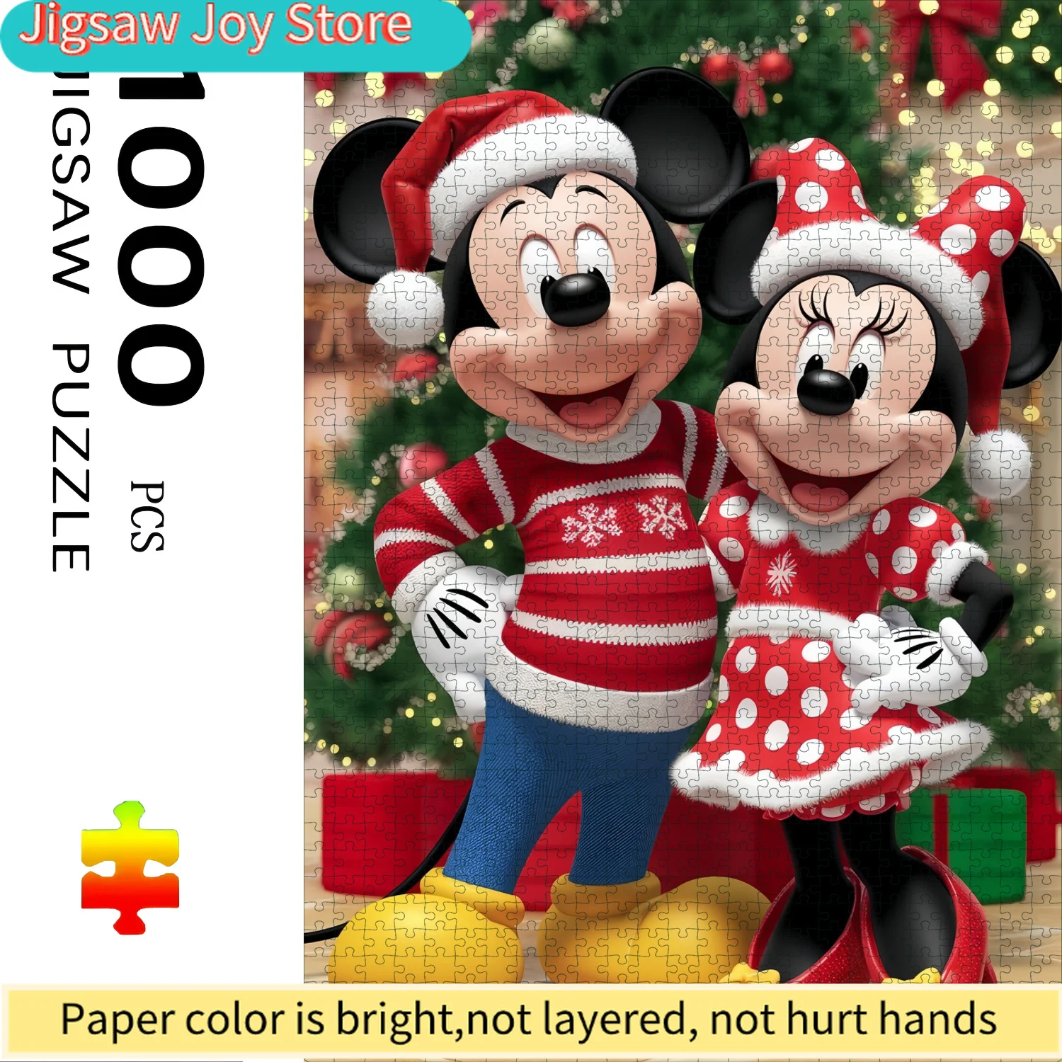 A Boxed Set of 1000pcs, Classic Image Pattern Design, High-Difficulty Paper Jigsaw Puzzle - Large Interactive Adult And Family