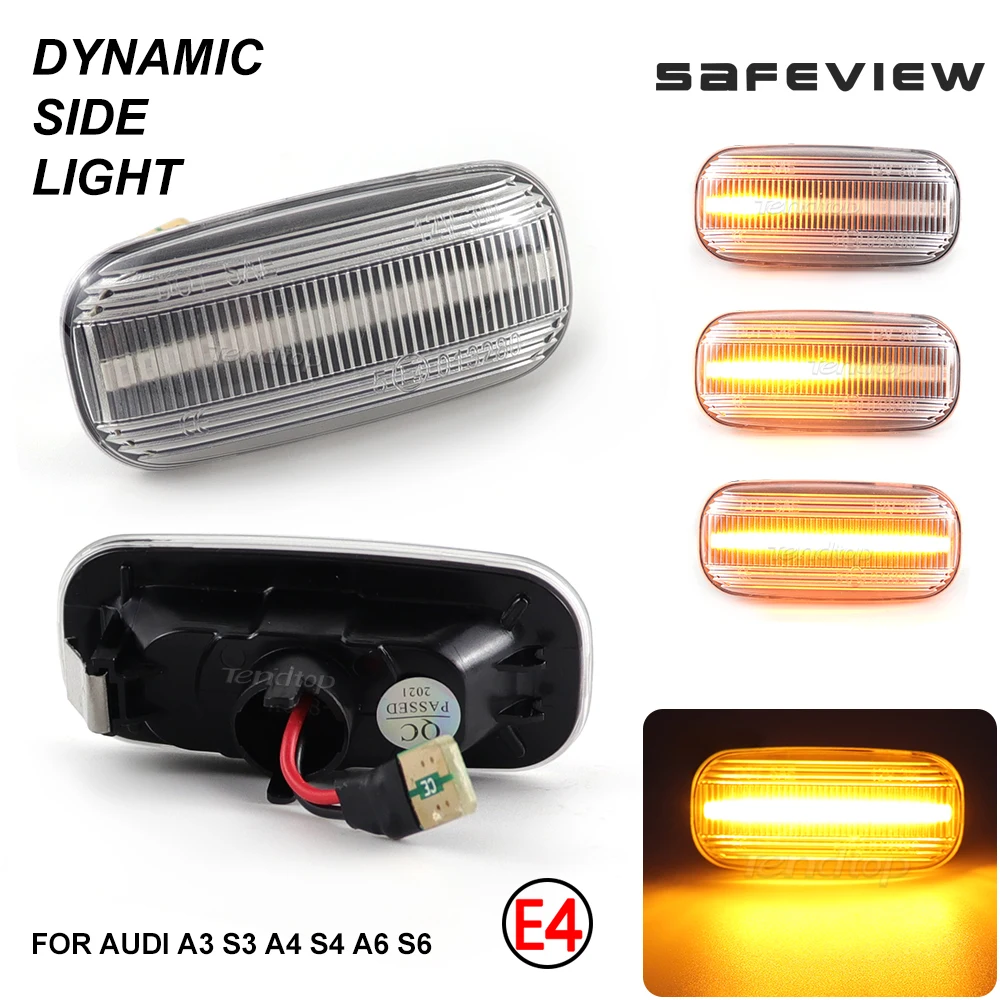 8E0 949 127 8E0949127 LED Dynamic Side Marker Light Turn Signal Light For Audi A3 S3 8P A4 S4 RS4 B6 B7 A6 S6 RS6 C5 C7