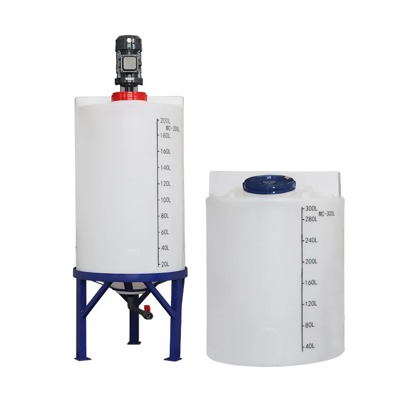 

Stirring bucket Thickened medicine box with motor device Corrosion-resistant cone bottom