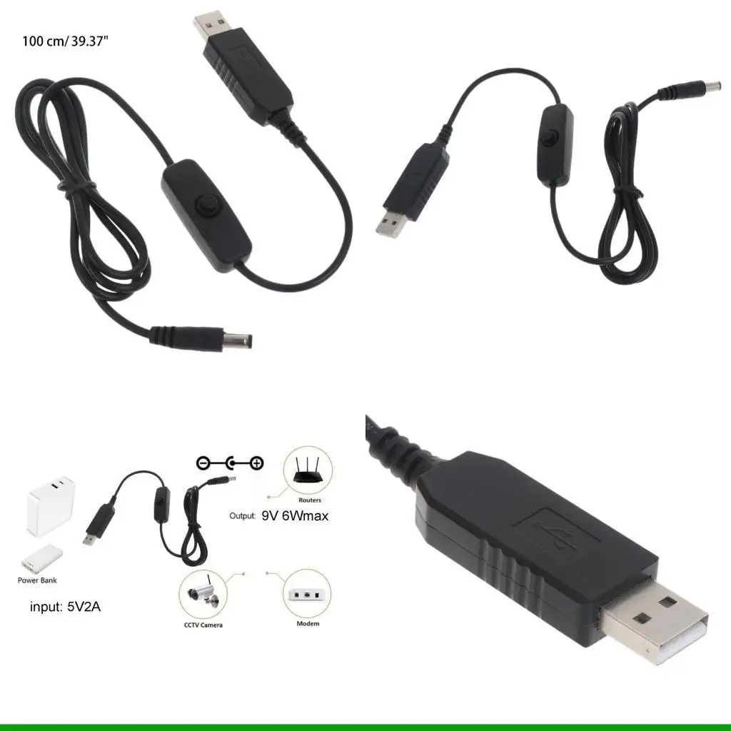 

U55C USB Power Line 5V to 9V Step UP Module USB Converter Adapter Cable