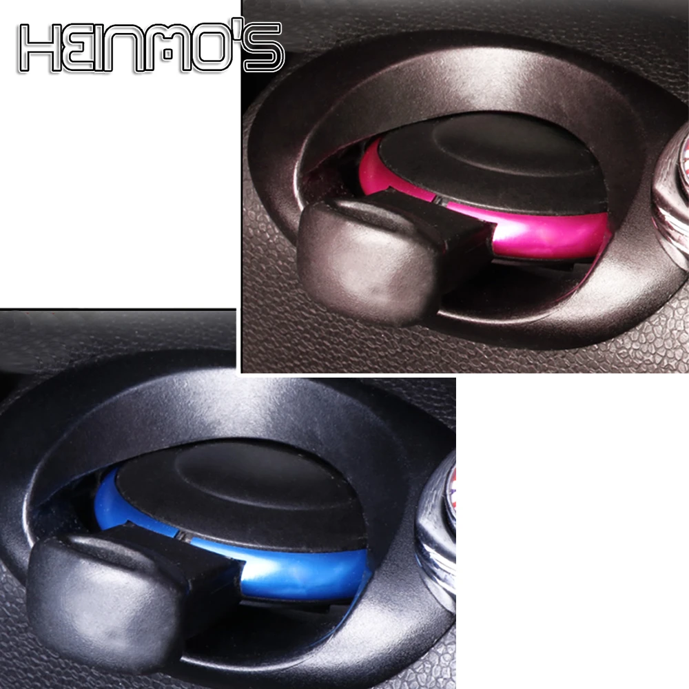 Aluminum Alloy Car Key Shell Protective Ring Key Ring Decorations For Mini Cooper Clubman Countryman R56 R57 R58 R60