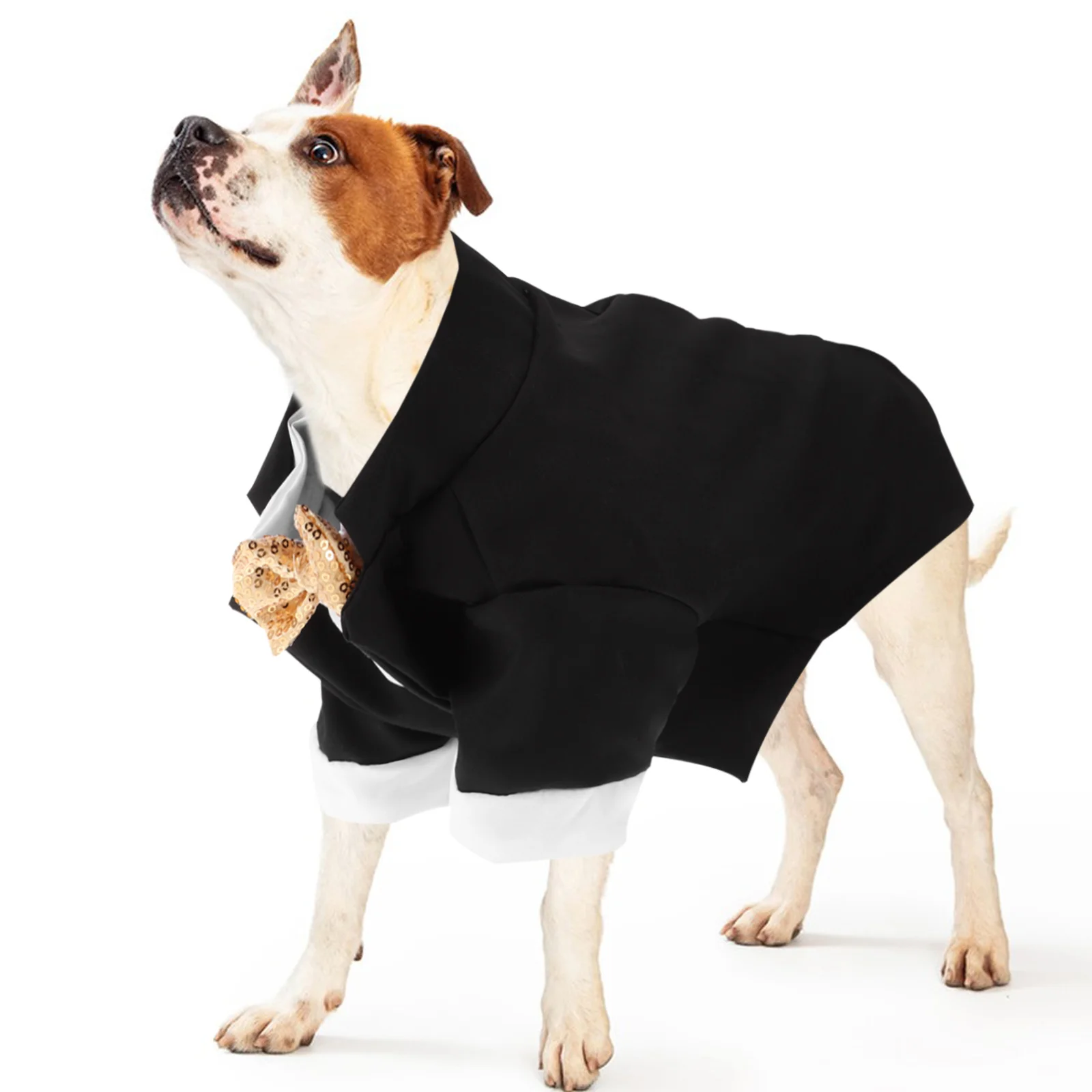 

1Set Dog Tuxedo Pet Suit Tailcoat Stylish Comfortable Puppy Formal Clothes Wedding Party Cat Costume Clothes for Cats