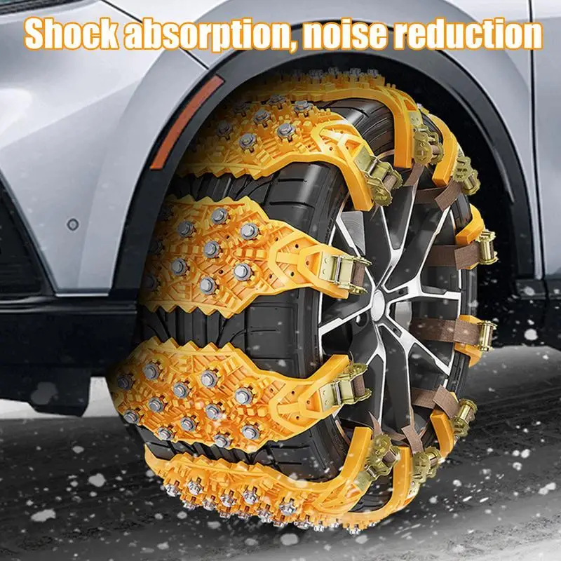 

Tire Chains Heavy Duty Crawler Type Car Tire Chains Snow Mud Tire Chains Tyre Tool Winter Snow Chains Muddy Icy Ground Car