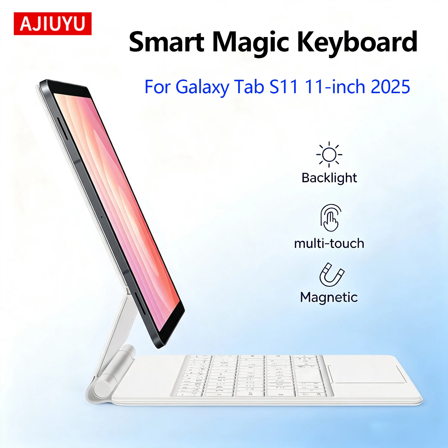 Magnetic Floating Magic Keyboard For Samsung Galaxy Tab S11 11 Inch 2025 SM-X730/SM-X736 11' Keyboard Case Multi-Touch Trackpad