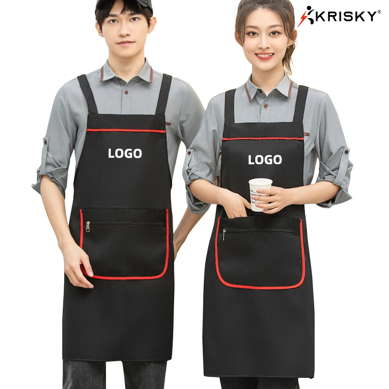 Mixed Color Fashion New Style Working Adjustable Shoulder Straps canvas Apron Convenient Front Pocket Wear-resistant Overalls