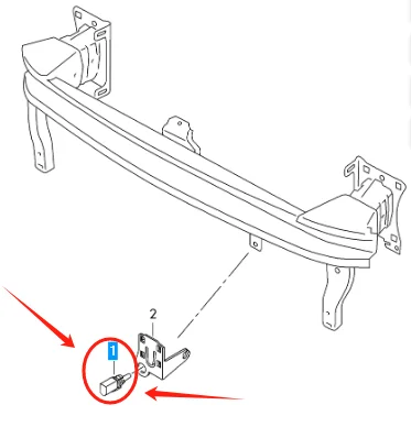 5QD 820535   8Z 0820535 A 8Z 0820535 B Sensore temperatura aria ambientale per Audi A3 A4 S4 S5 Quatt Q3 Q5 Q7 VW Golf 2013-2025