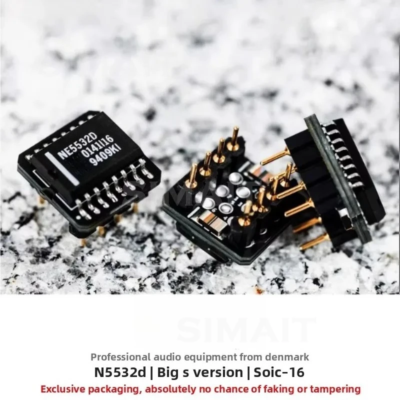 Sigonitic NE5532D Dual Op-Amp | High-Fidelity Large Dynamic Sound | SOIC-16 for Audio PCB & Amp Upgrades