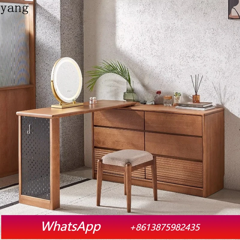 

LH Solid Wood Locker Dresser Corner Multifunctional Storage Drawer Cabinet Desk