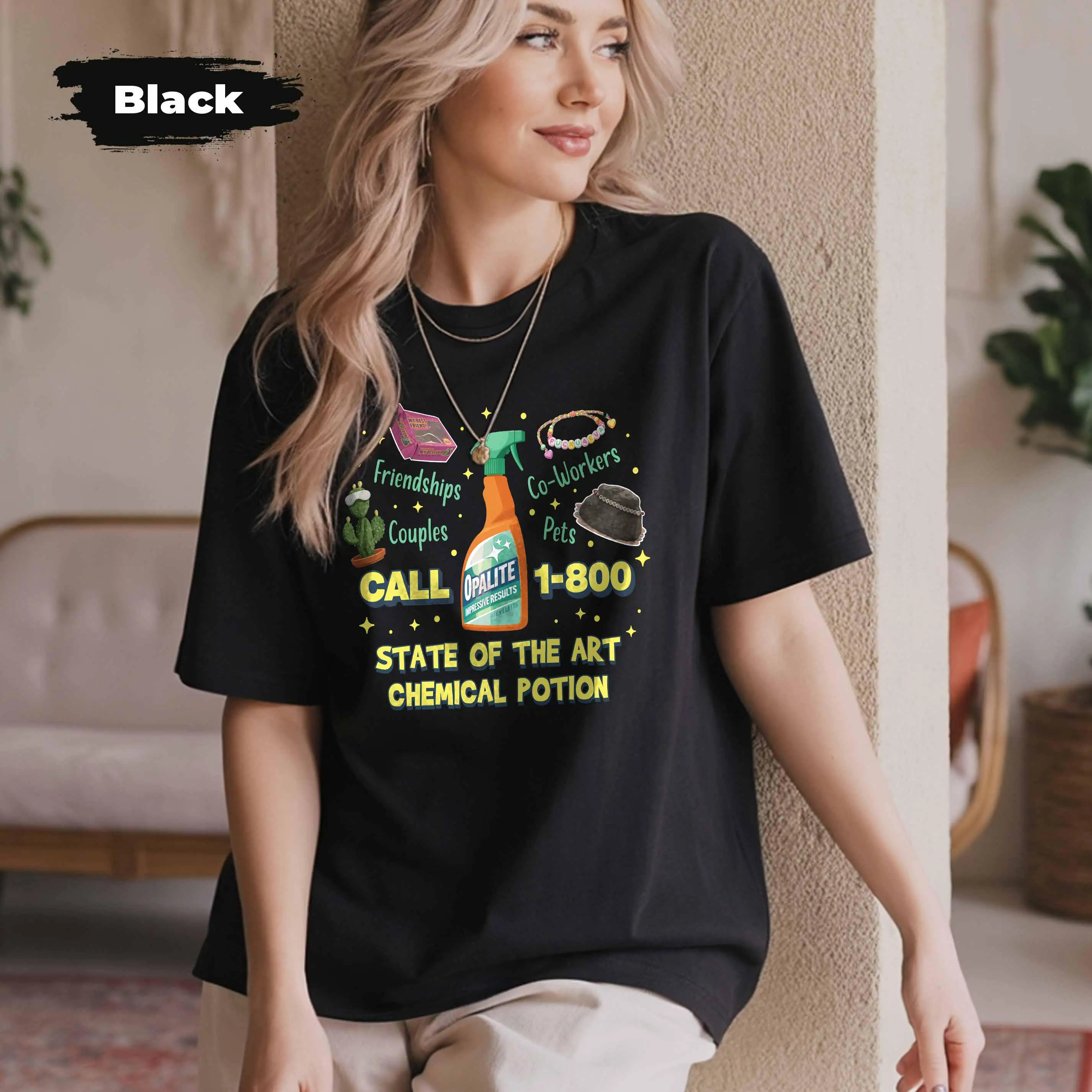 Opalite Ad Shirt Parody Commercial Aesthetic Tee Indie Pop Music Fan Gift Trendy Graphic T Shirt Birthday Christmas Friends