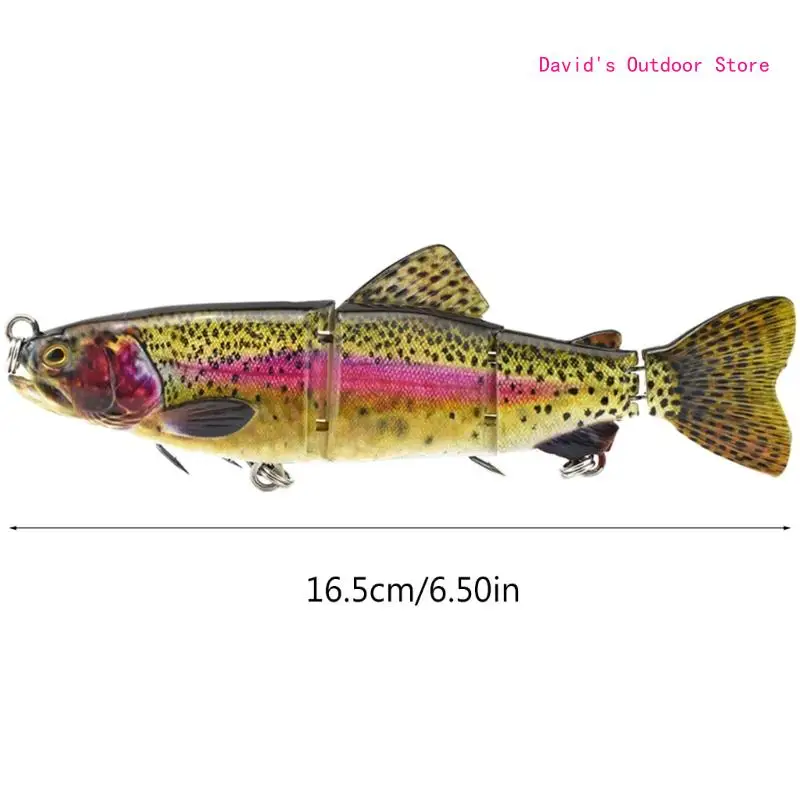 Swimbaits Fishing Lures MultiJointed Artificial Baits Fishing Tackle Lures X3UA