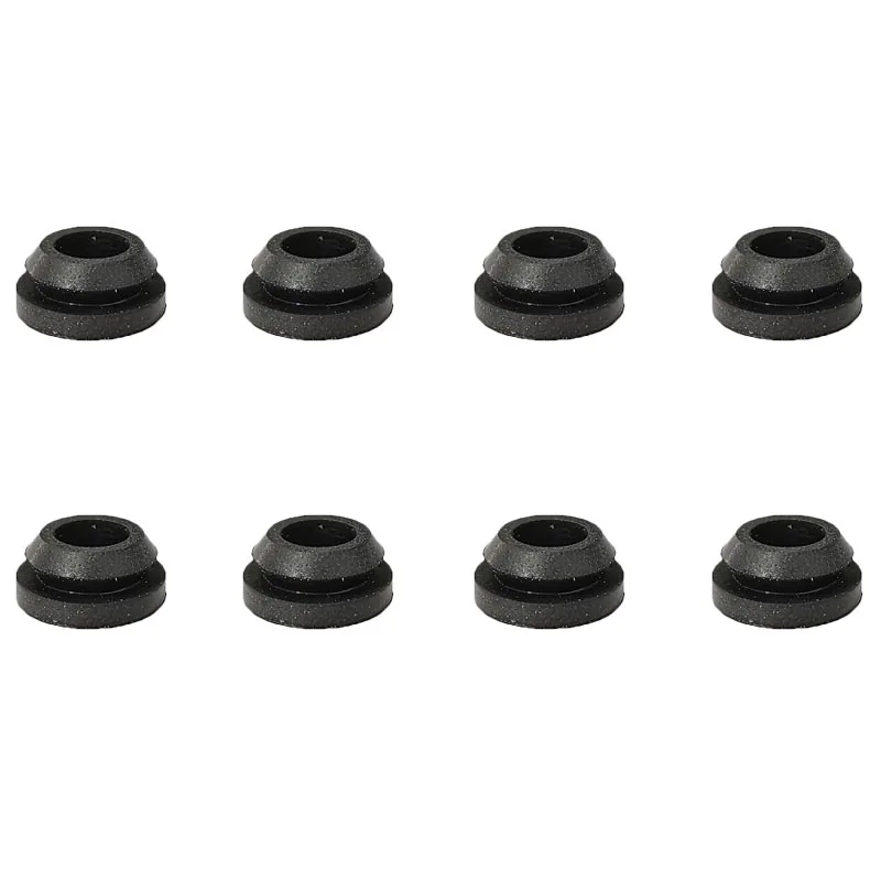 8pcs RV Stove Top Grommets, RV Stove Grommet Kit Stove Grates Black Rubber Grommet for RV Stove-Effectively Reduce Scratches