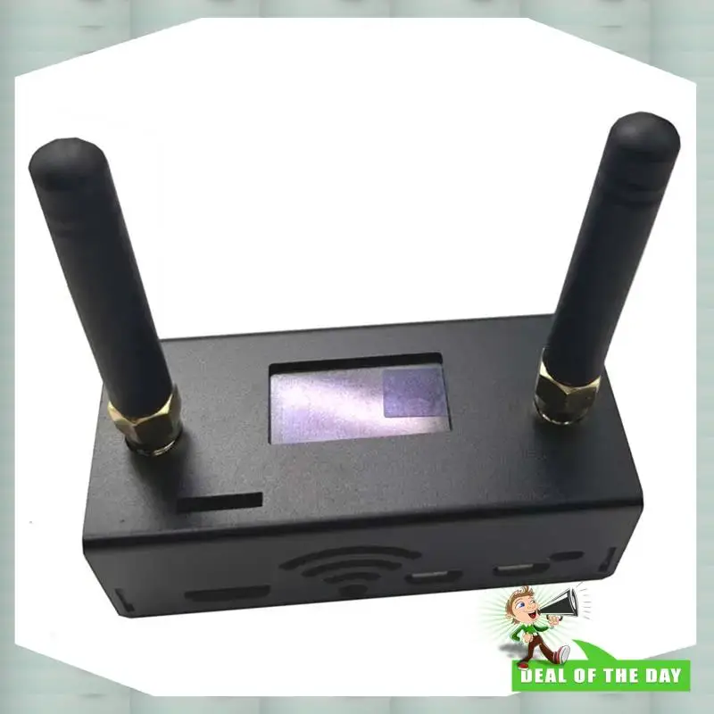 24-uurs levering Ondersteuning P25 DMR YSF Duplex MMDVM_Hs_Dual_Hat Hotspot UHF VHF Ingebouwde antenne voor Raspberry Pi+ OLED+ Case
