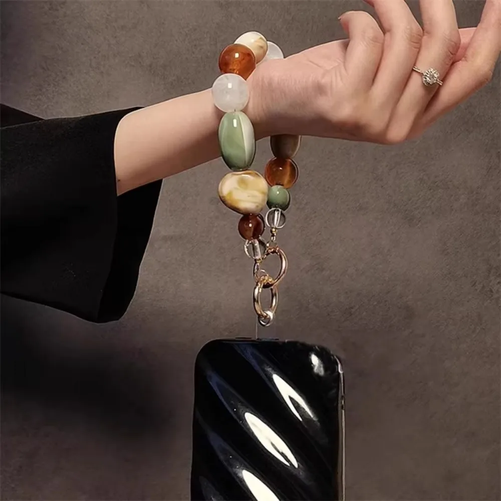 Chinese Style Retro Chinese Style Design Mobile Phone Pendant Mobile Phone Chain for Ccd Camera Chain Czech Bead String Pendant