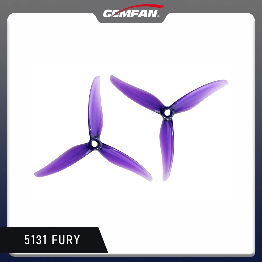 Gemfan 5131 Propeller 3-blade Props for FPV Drone 5inch Freestyle FURY 4pcs/bag 2CW+2CCW