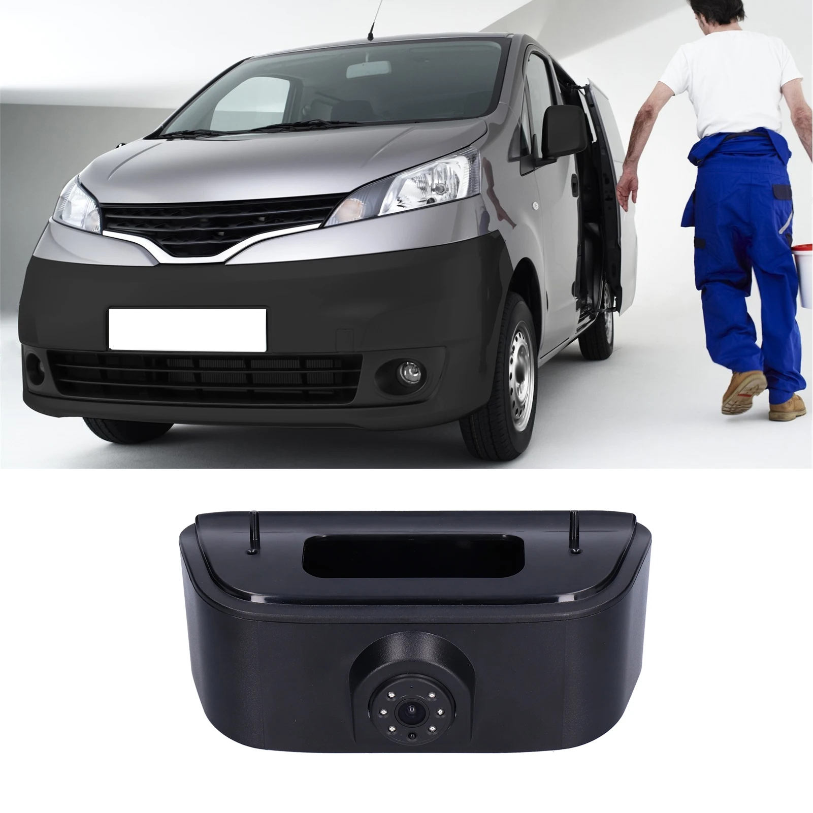 

Brake Light Camera Car Rear View Reverse Camera IP68 170° 3rd Stop Lamp Mounted Replacement for NV200 2010-2017