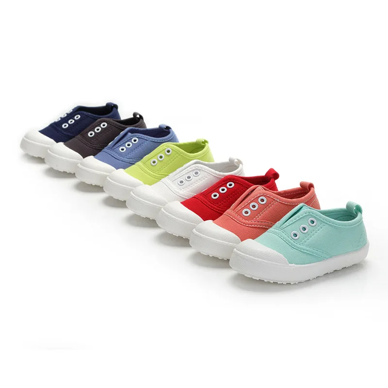 2022 New Spring Autumn Kids Shoes for Boys Girls Candy Color Children Casual Canvas Sneakers Soft Unisex Fashion School Sneakers