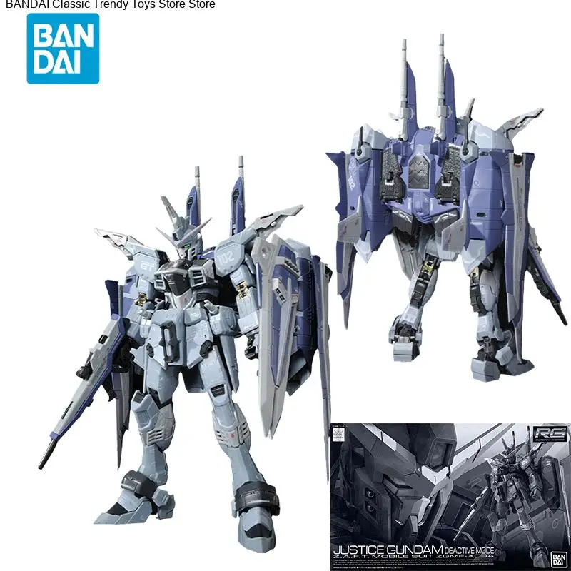 

Прямая доставка Bandai, оригинальная аниме GUNDAM модель RG ZGMF-X09A JUSTICE GUNDAM, экшн-фигурка в сборе, модель игрушки для детей