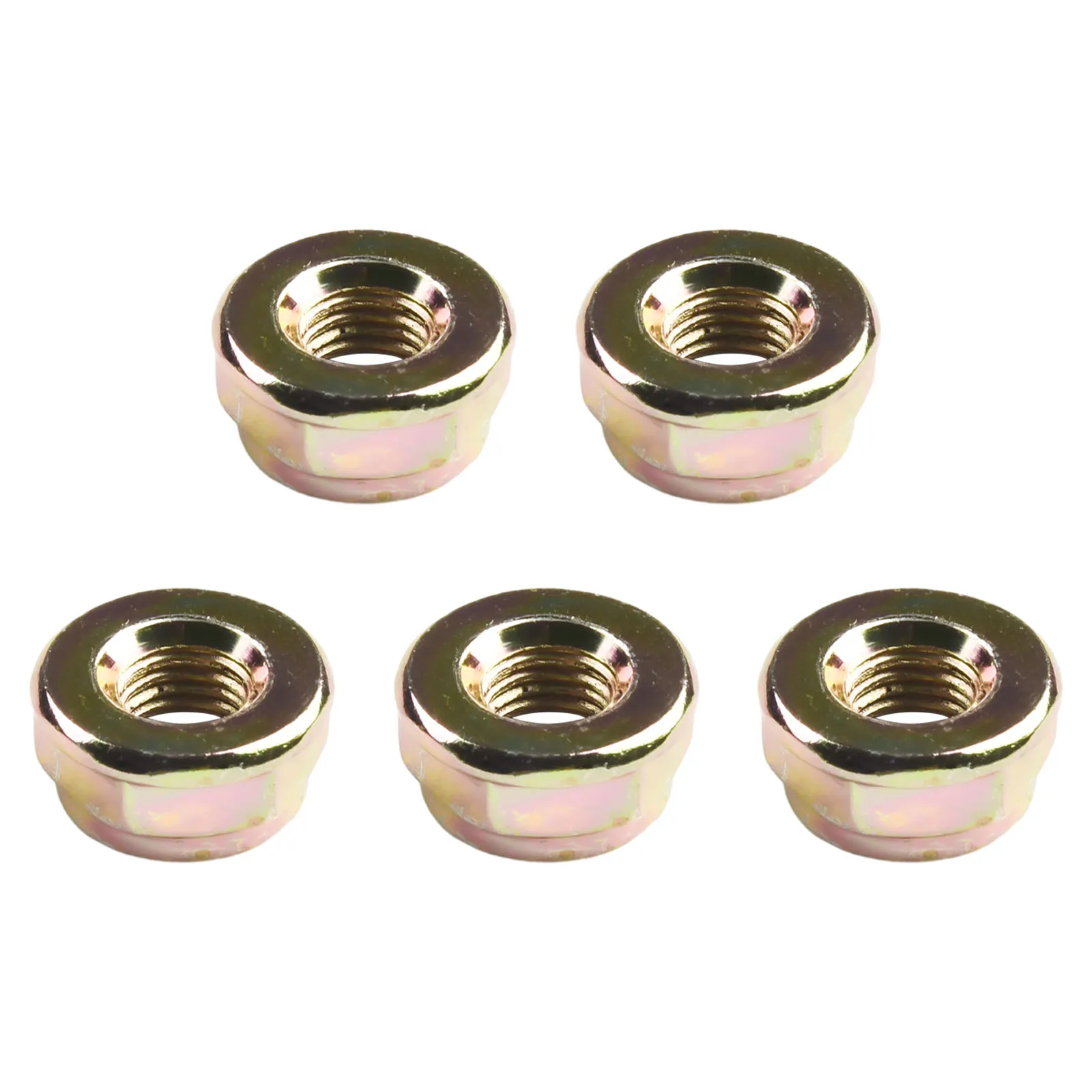 5pcs/set Reverse Screw Nuts String Trimmer Brush Cutter Gear Spare Parts M10x1.25 Nuts Lawn Mowers Lawn Trimming Tools