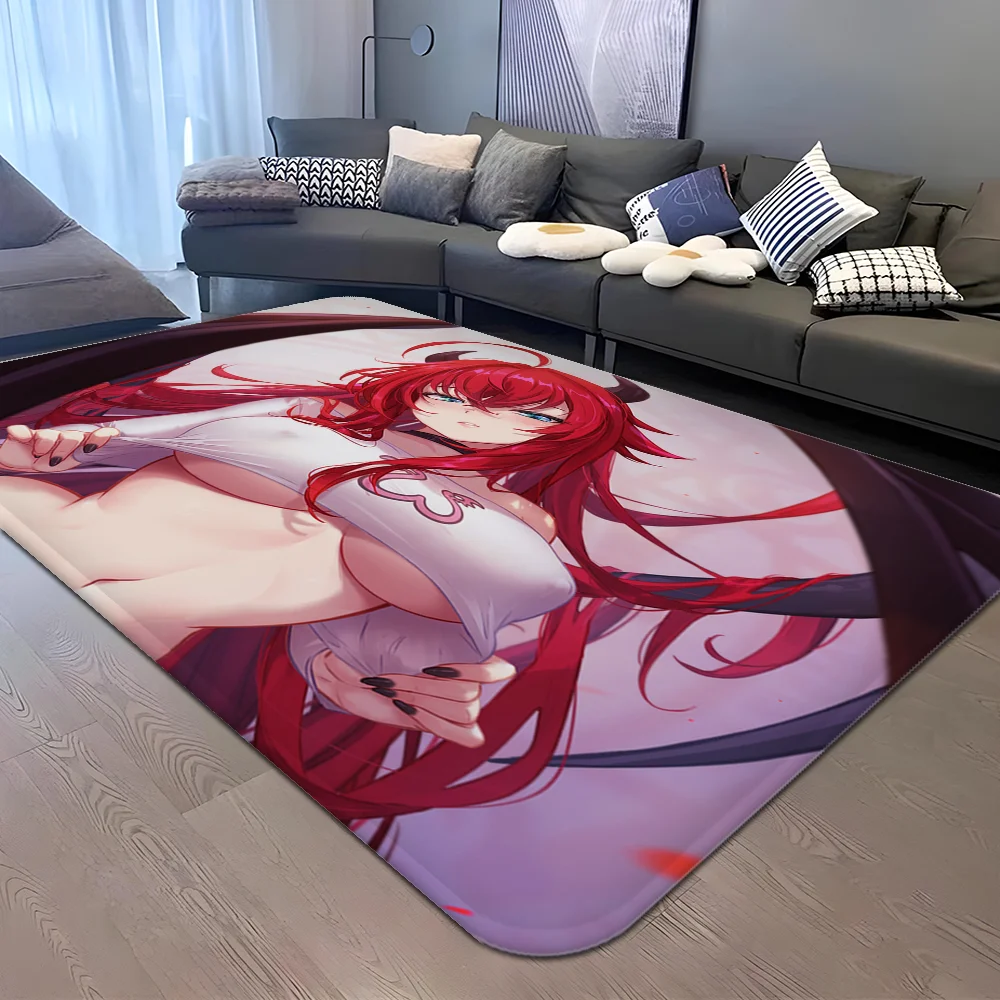 Anime High School DxD Bathroom Mat Kids Room Bedroom Decoration Balcony Anti-Slip Doormat Living Room Welcome Rug