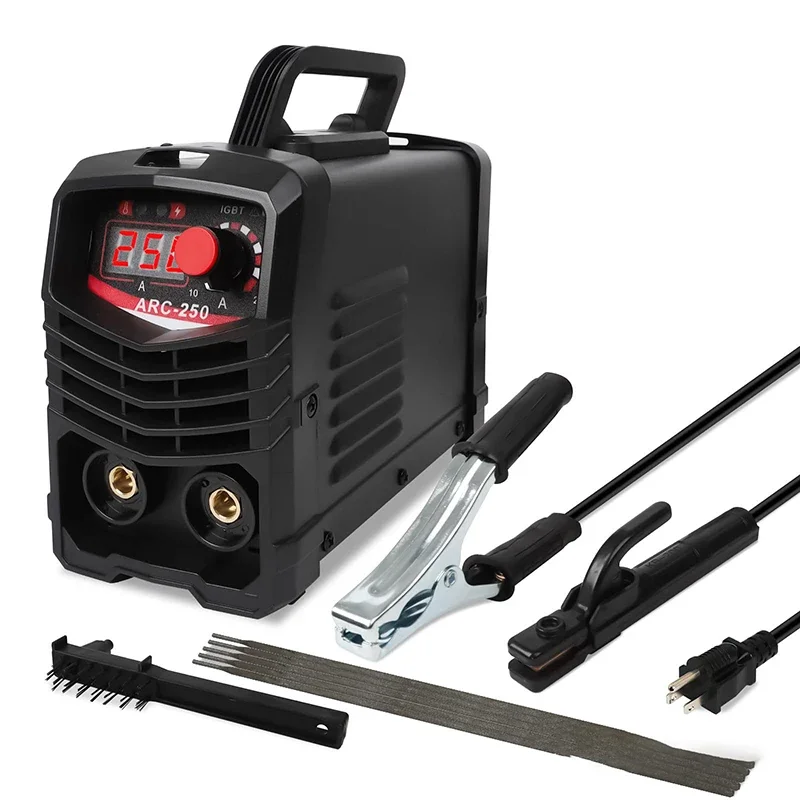 ARC 250 Welding Machine Set LED Digital Display Welder Mini Multifunctional Portable Arc Welders Household Manual Welding Tools